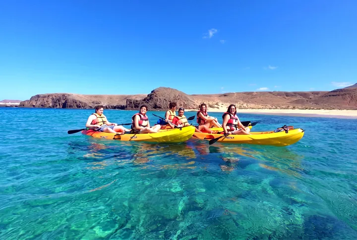 Kajak og Snorkling Papagayo Lanzarote