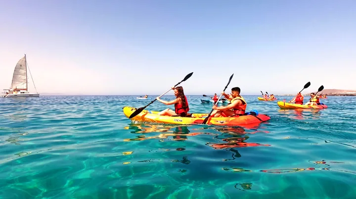 Kajak og Snorkling Papagayo Lanzarote