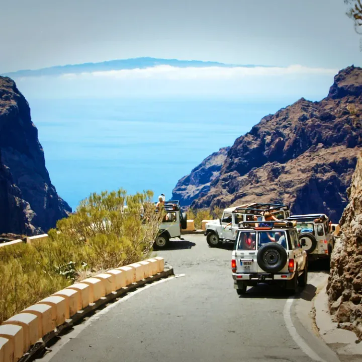 La Gomera jeep safari, Z Tenerife, park Garajonay