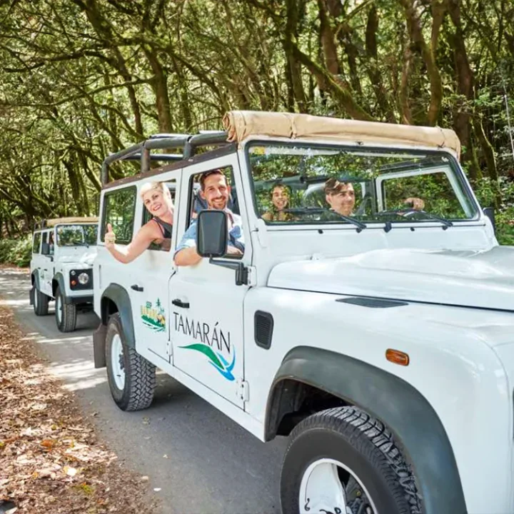 La Gomera jeep safari, Z Tenerife, park Garajonay