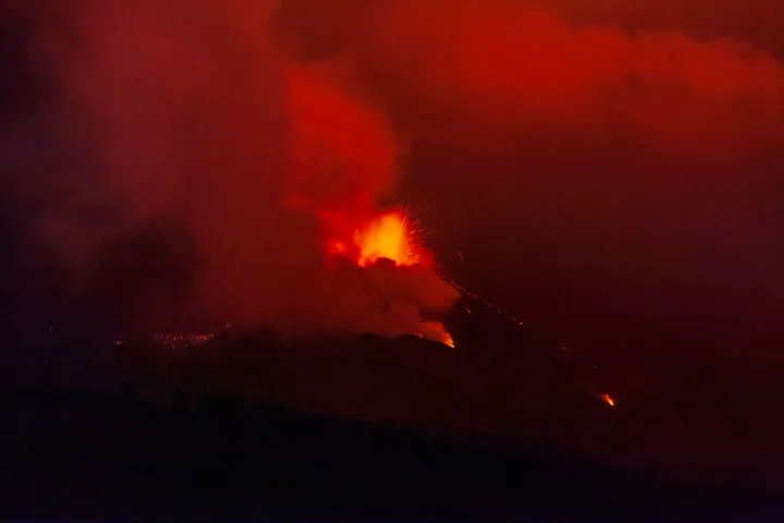 Tour del Vulcano di La Palma, Giornata Intera in Traghetto da Tenerife