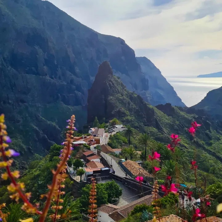 Tur til naturlige bassenger, Masca & Los Gigantes Tenerife