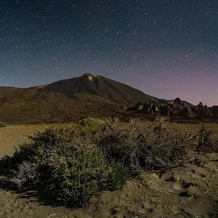 Žvaigždžių stebėjimas Tenerifėje, Teide naktį